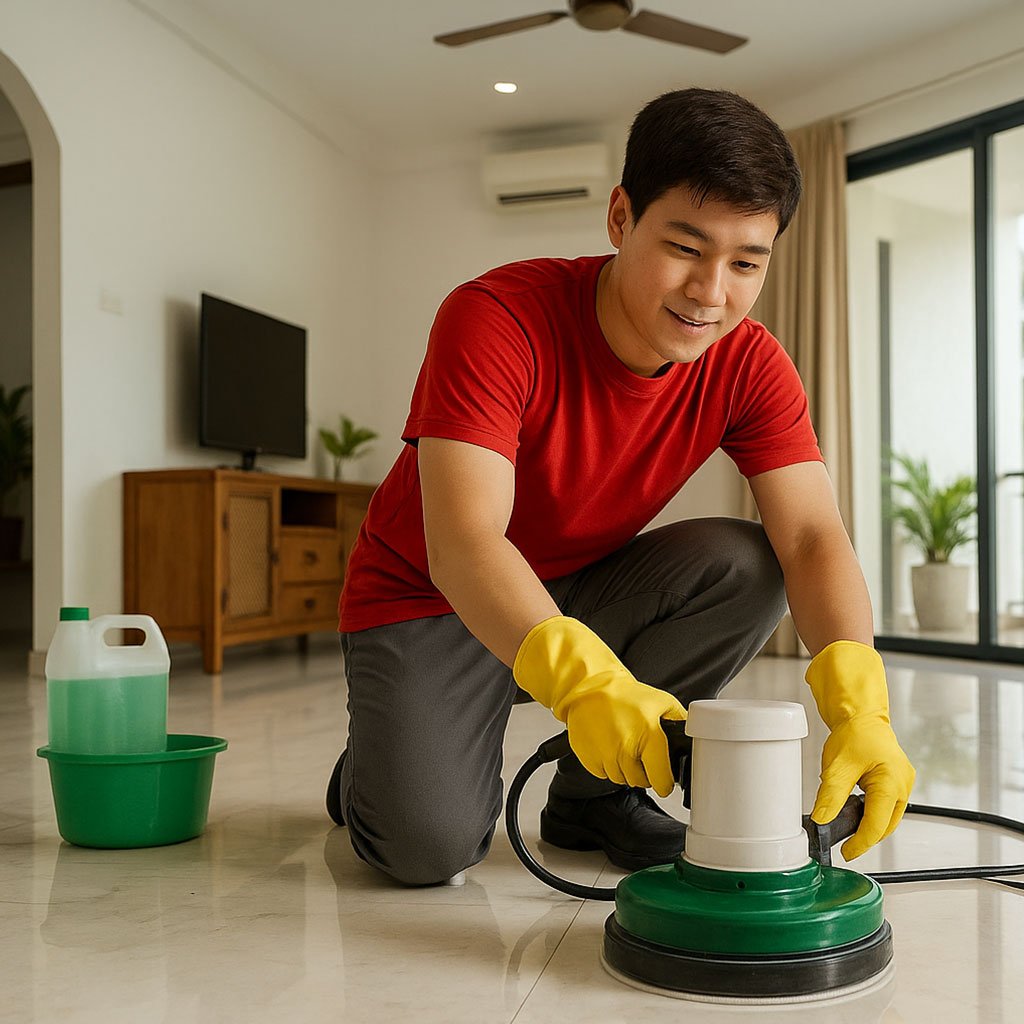 Infinity Solutions marble polishing service in Goa – restoring natural shine and durability