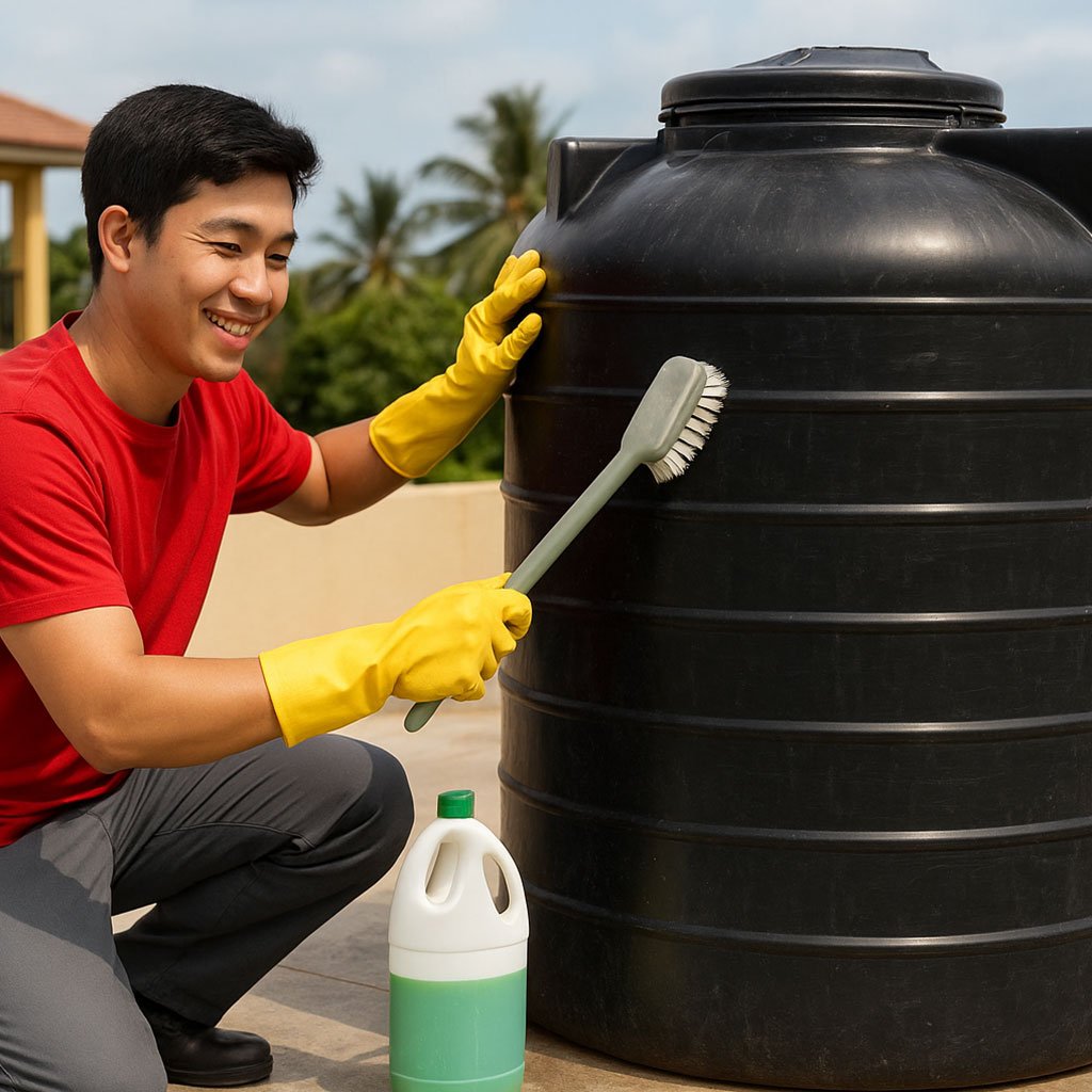 Infinity Solutions water tank cleaning service in Goa – ensuring safe and hygienic drinking water.